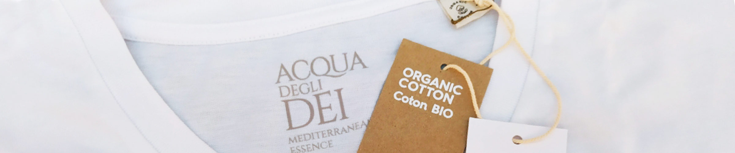 T-shirt Acqua Degli Dei Cotone Organico Eco-Friendly
